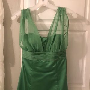 Green formal dress